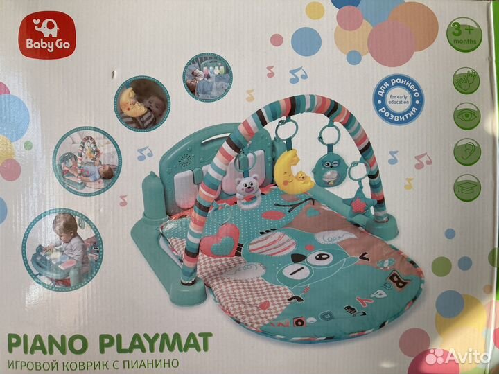 Развивающий коврик с пианино