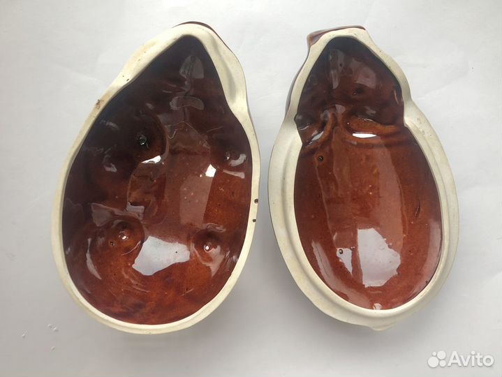 Большая форма горшочек для запекания керамическая