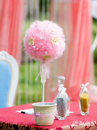 Топиарии свадебное оформление