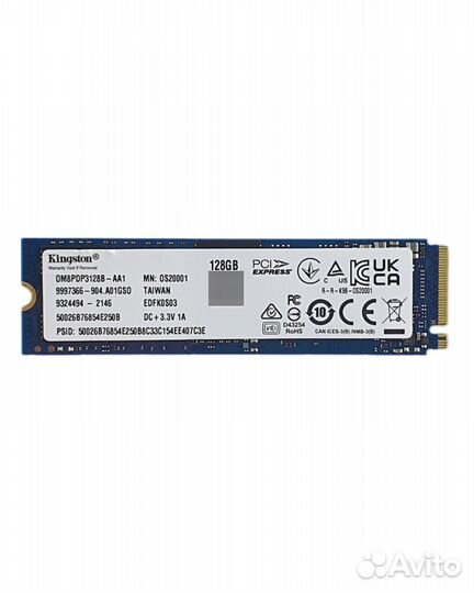 SSD M.2 2280 128GB Kingston (nvme) OM8PDP3512B-AA1