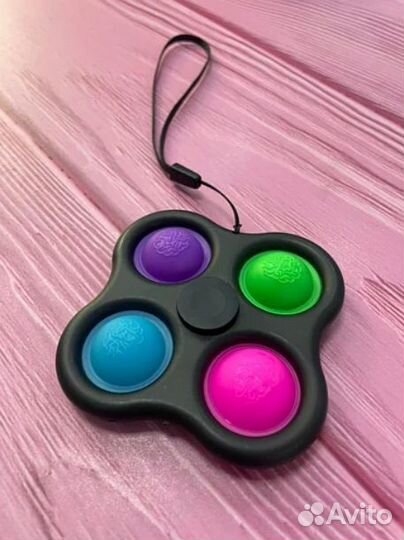 Симпл димпл Игрушка-антистресс спинер (четверной)