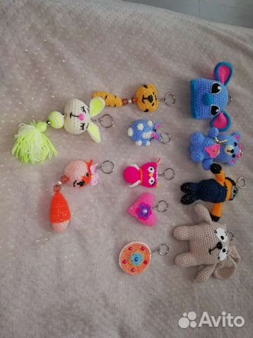 Брелоки вязанные