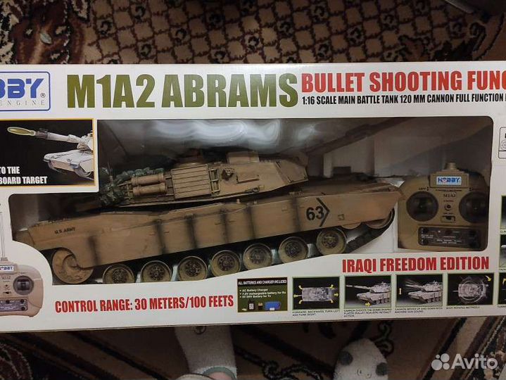 Танк M1A2 abrams hobby engine