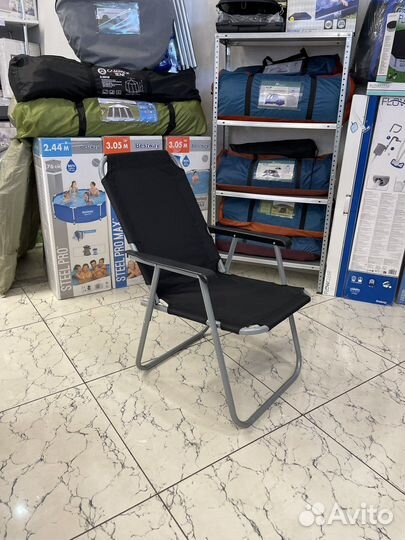 Стул шезлонг складной туристический