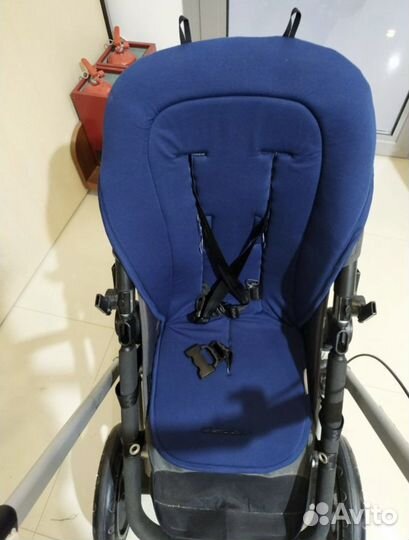 Матрас для коляски bugaboo fox новый синий