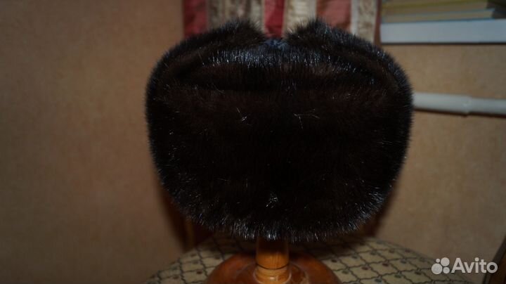 Шапка-ушанка норковая