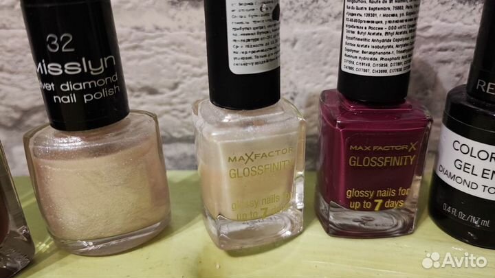 Лак для ногтей el corazon, Revlon, max factor