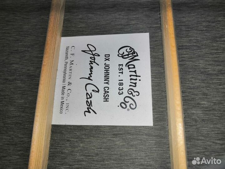 Электроакустическая гитара Martin DX Johnny Cash S