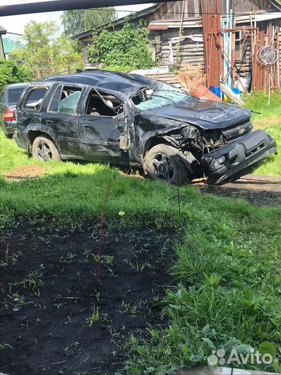 Chevrolet TrailBlazer 4.2 AT, 2007, битый, 159 000 км