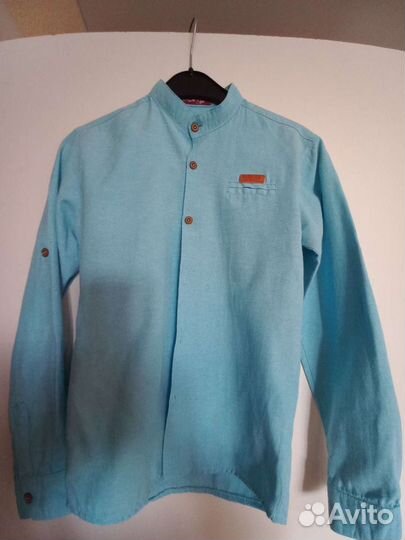 Рубашки 134/32-5штук. Турция