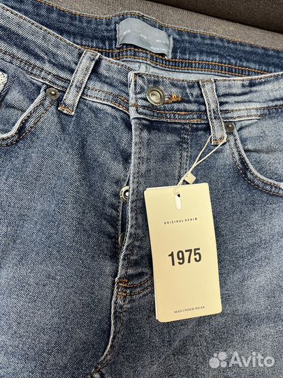 Джинсы зауженные zara