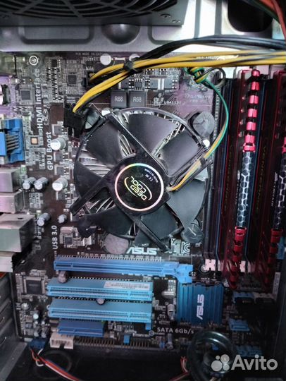 Материнская плата 1155 с процессором