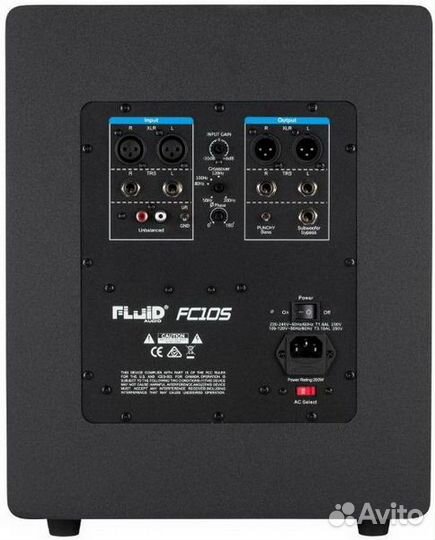 Студийный сабвуфер Fluid Audio FC10S