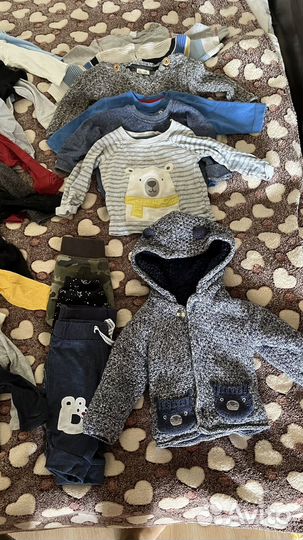 Вещи пакетом на мальчика 4-6 месяцев