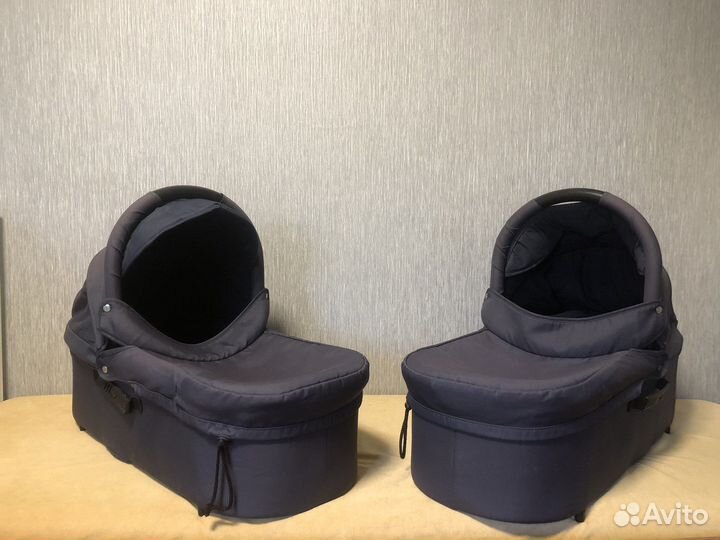 Коляска для двойни, погодок