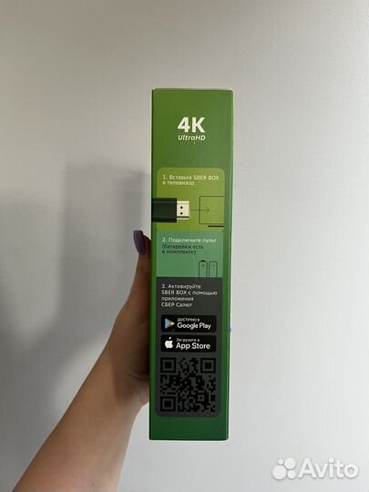 Цифровая тв приставка 4к Сбербокс