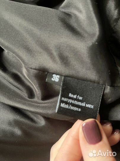 Шуба норковая 42 44 бу