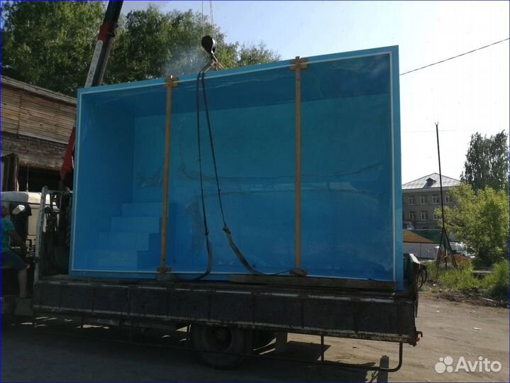 Бассейн с монтажем