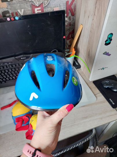 Шлем для велосипеда роликов детский