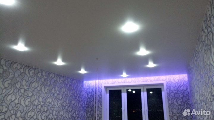 Натяжные потолки установка