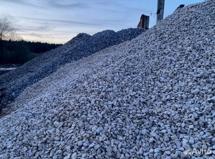 Щебень доломит