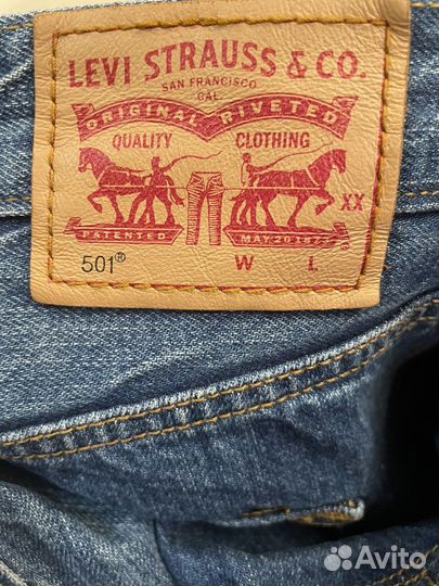 Шорты мужские levis 501