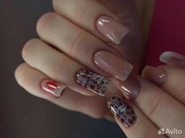 Наращивание ногтей и педикюр