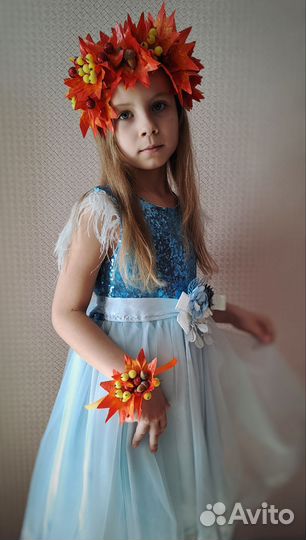 Осенний венок на голову