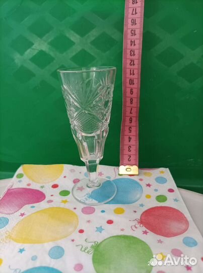 Хрустальные рюмки на ножке СССР