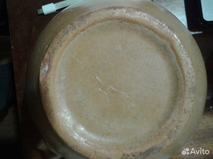 Старый глиняный кувшин, крынка 1,4 л