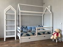 Детская кровать от 3 лет домик