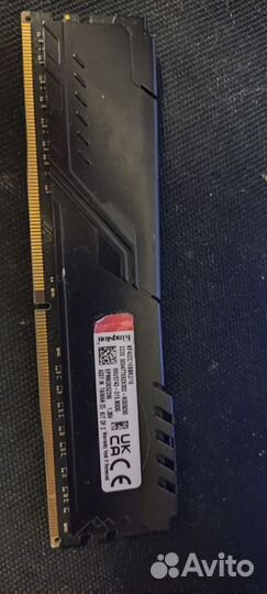 Оперативная память Kingston Fury Beast Black 8Gb D