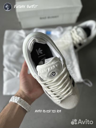 Кроссовки adidas campus bad bunny белые