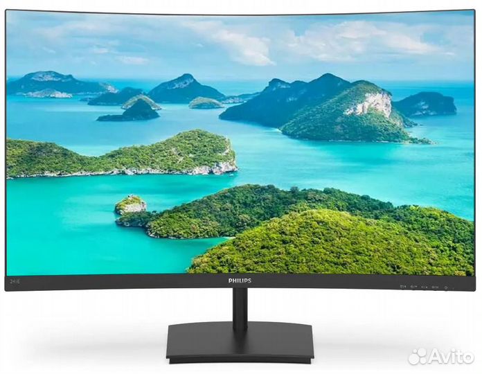 Монитор Philips 241E1SCA(00/01) черный