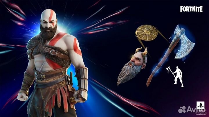 Кратос fortnite / левиафан набор