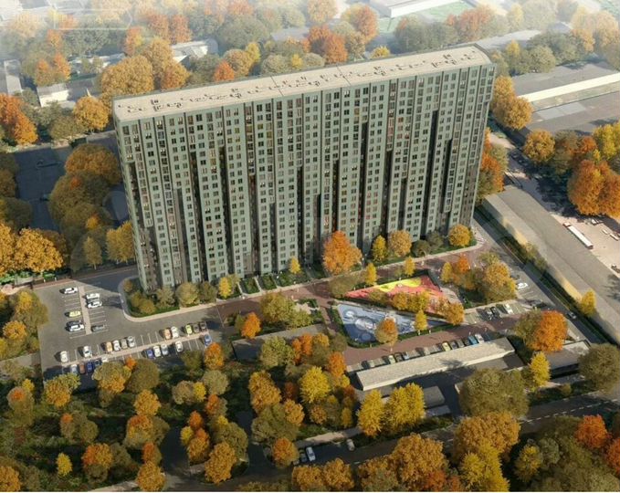 2-к. квартира, 51,2 м², 2/23 эт.