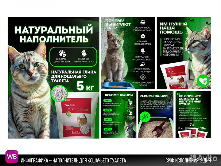 Дизайн карточек маркетплейс WB