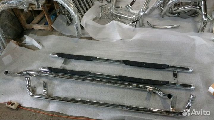 Пороги нержавейка кенгурятник оутлендер outlander