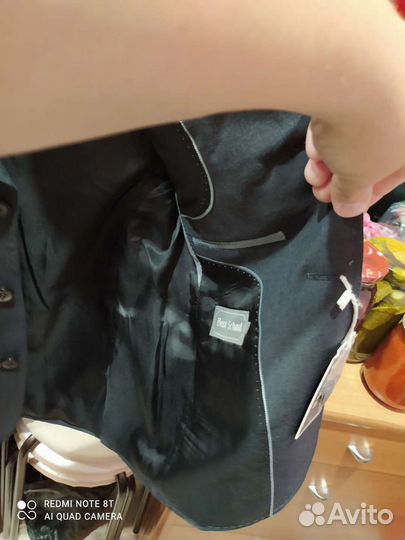 Пиджак школьный новый, р.140