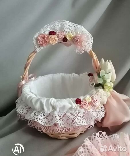 Корзина и салфетница