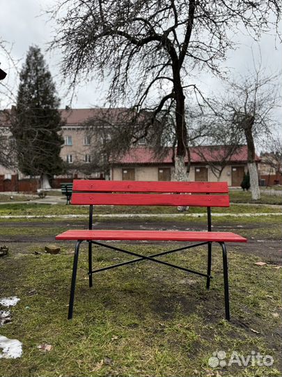 Скамейка садовая деревянная