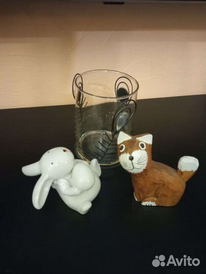 Подсвечник и статуэтки 90х годов