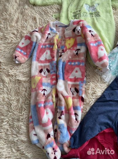 Пакет одежды на девочку 68-74 см