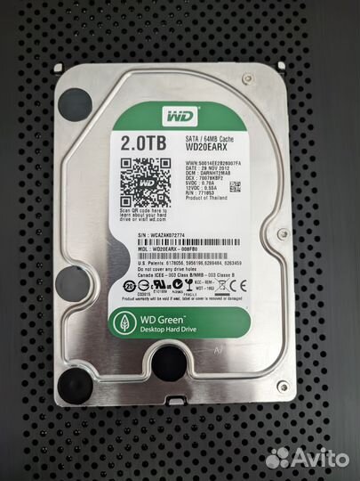 2Tb SATA Western Digital Caviar Green WD20earx