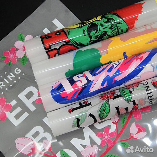 Печать на футболках, ткани DTF термоперенос