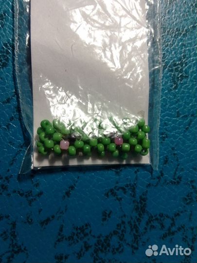 Кольцо из бисера лягушка