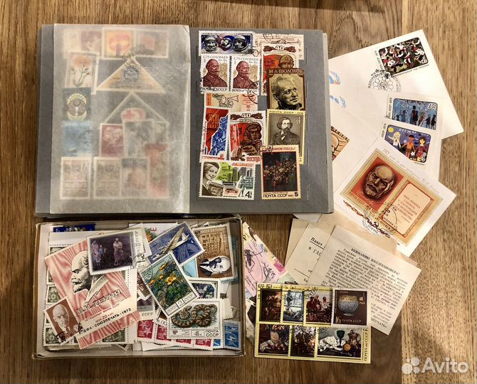 Коллекция марок СССР (более 300 шт)