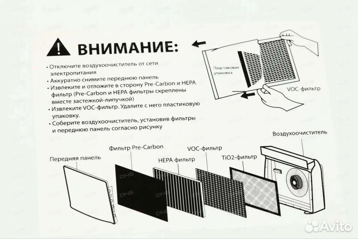 Очиститель воздуха Ballu AP-430 F7