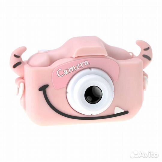 Детский фотоаппарат Монстрик розовый