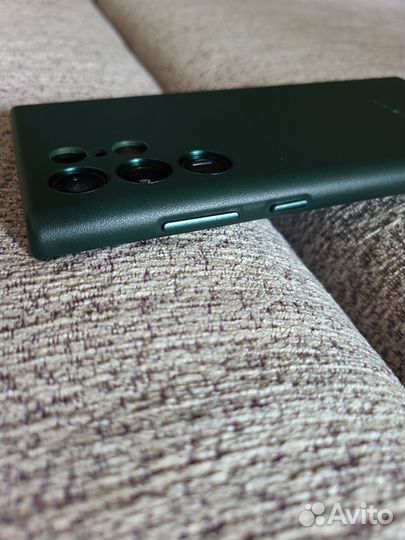 Чехол Leather Case для Samsung Galaxy S22 Ultra